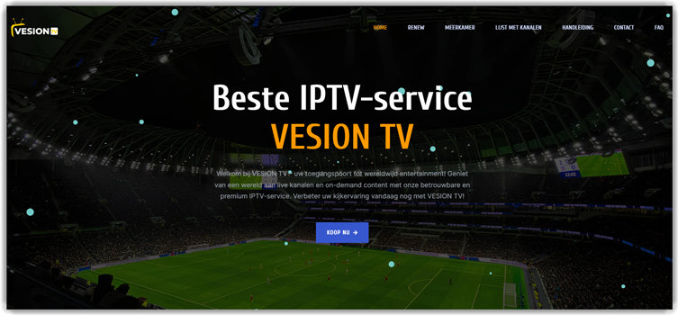 vesiontv beste iptv providers nederland