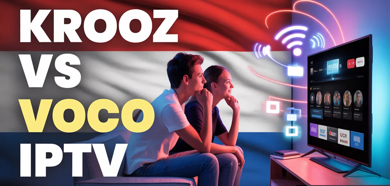 Krooz versus Voco IPTV: een uitgebreide vergelijking (2026)